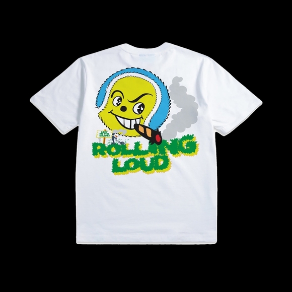 NWT Men's BBC X ICECREAM Graphic Rolling Loud T-Shirt Size Medium - Picture 2 of 14